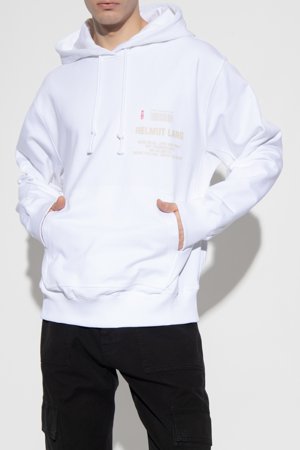 Helmut lang hot sale hoodie white